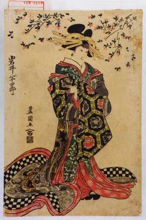 Utagawa Toyokuni I: 「岩井半四郎」 - Waseda University Theatre Museum