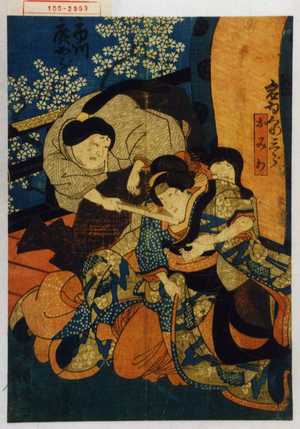 Utagawa Kuniyoshi: 「おみわ」 - Waseda University Theatre Museum