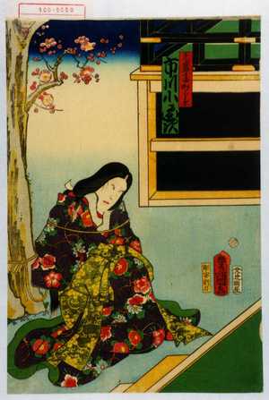 Utagawa Kunisada: 「光盛妻から糸 市川小団次」 - Waseda University Theatre Museum