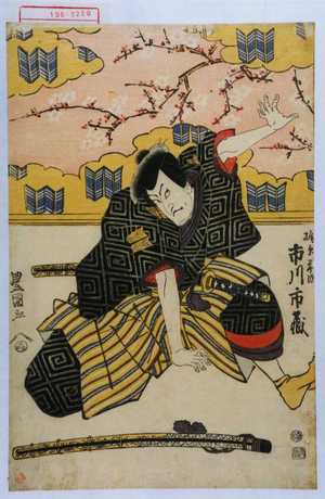 Utagawa Toyokuni I: 「梶原平次 市川市蔵」 - Waseda University Theatre Museum