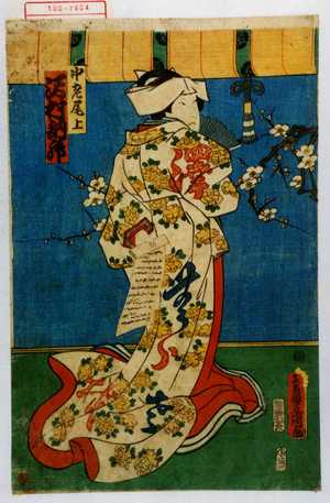 Utagawa Kunisada: 「中老尾上 沢村訥升」 - Waseda University Theatre Museum