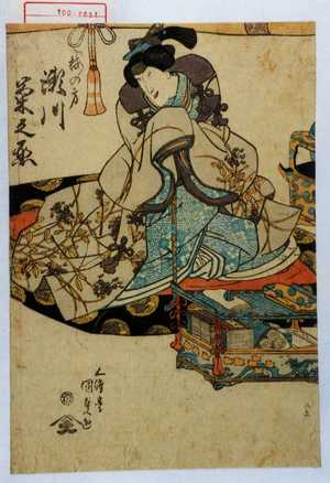 Utagawa Kunisada, 歌川国貞 (国貞〈1〉)による浮世絵「「梅の方 瀬川菊之丞」」