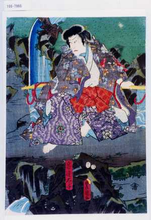 Utagawa Toyokuni III, 歌川豊国〈3〉 (豊国〈3〉)による浮世絵「「悉達太子」」