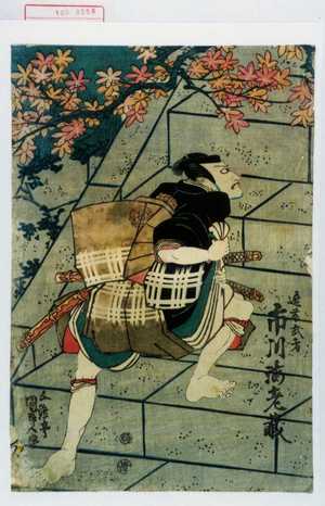 Utagawa Kunisada, 歌川国貞 (国貞〈1〉)による浮世絵「「遠藤武者 市川海老蔵」」