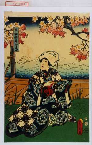 Utagawa Kunisada: 「軍助女房およね」 - Waseda University Theatre Museum