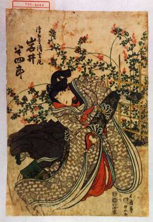 Utagawa Kunisada: 「清水寺清玄尼 岩井半四郎」 - Waseda University Theatre Museum