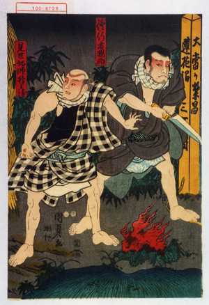 Utagawa Kunisada II: 「修行者現西」「見世物師権兵衛」 - Waseda University Theatre Museum