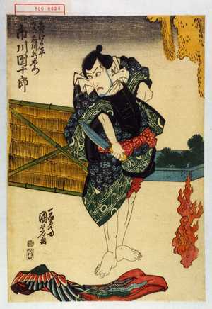 Utagawa Kuniyoshi: 「☆☆江戸平 実ハ藤川水右衛門 市川団十郎」 - Waseda University Theatre Museum