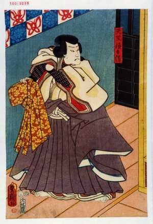 Utagawa Toyokuni III, 歌川豊国〈3〉 (豊国〈3〉)による浮世絵「「天竺徳兵衛」」