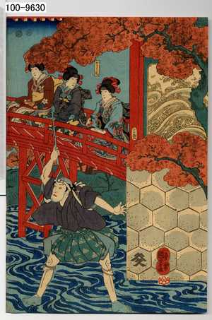 Japanese Print "「こし元」" by Utagawa Kuniyoshi, 歌川国芳 (国芳)