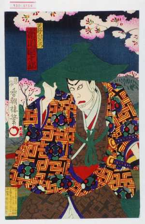 Utagawa Kunisada II: 「矢野五郎左衛門<9>市川 団十郎」 - Waseda University Theatre Museum