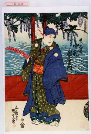 Utagawa Kunisada, 歌川国貞 (国貞〈1〉)创作的日本版画《「紫大尽 中村歌右衛門」》