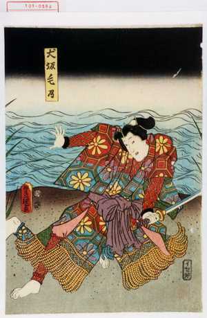 Utagawa Toyokuni III, 歌川豊国〈3〉 (豊国〈3〉)による浮世絵「「犬坂毛乃」」