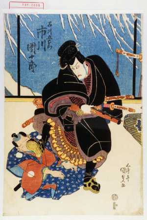 Utagawa Kunisada, 歌川国貞 (国貞〈1〉)创作的日本版画《「石川五右衛門 市川団十郎」》