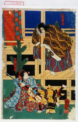 Utagawa Kuniyoshi: 「石田局」「娘早瀬」 - Waseda University Theatre Museum