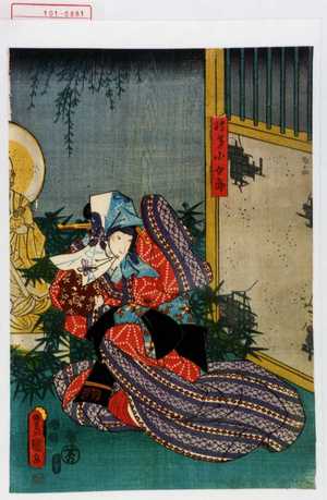 Utagawa Toyokuni III, 歌川豊国〈3〉 (豊国〈3〉)による浮世絵「「博多小女郎」」