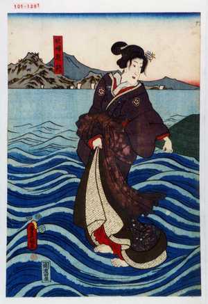 Utagawa Kunisada: 「妖婦越路」 - Waseda University Theatre Museum