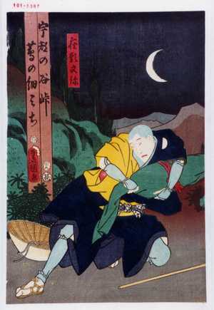 Utagawa Toyokuni III, 歌川豊国〈3〉 (豊国〈3〉)による浮世絵「「座頭文弥」」