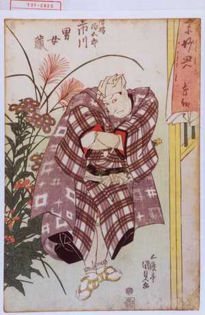 Utagawa Kunisada, 歌川国貞 (国貞)による浮世絵「「唐橋☆五郎 市川男女蔵」」