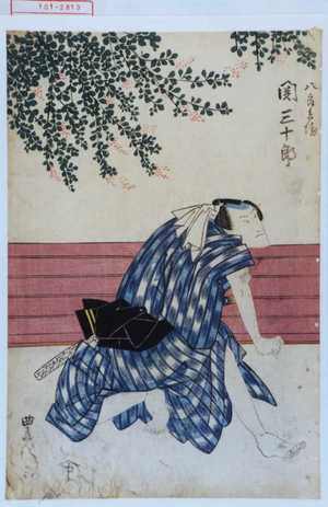Utagawa Toyokuni I: 「八郎兵衛 関三十郎」 - Waseda University Theatre Museum