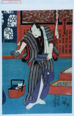 Utagawa Toyokuni III, 歌川豊国〈3〉 (豊国〈3〉)による浮世絵「「福嶋屋清兵衛」」