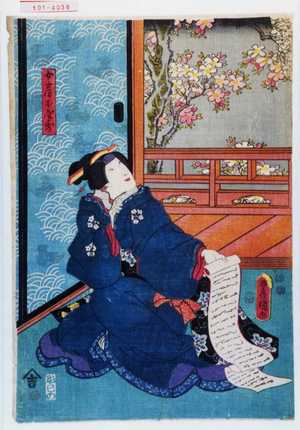 Utagawa Toyokuni III, 歌川豊国〈3〉 (豊国〈3〉)による浮世絵「「女房おやす」」