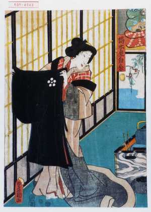 Utagawa Toyokuni III, 歌川豊国〈3〉 (豊国〈3〉)による浮世絵「「橋本屋白糸」」