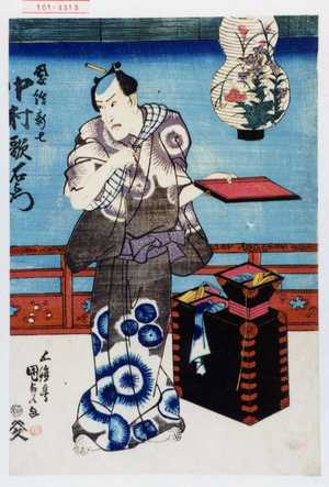 Japanese Print "「髪結新七 中村歌右衛門」" by Utagawa Kunisada, 歌川国貞 (国貞〈1〉)