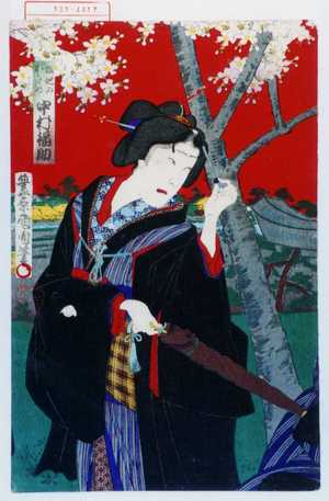 Toyohara Kunichika: 「姐妃のおたつ 中村福助」 - Waseda University Theatre Museum