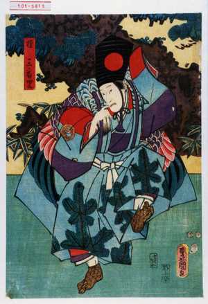 Utagawa Kunisada: 「操三番叟」 - Waseda University Theatre Museum