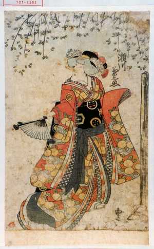 Utagawa Toyokuni I: 「白びやうし 瀬川菊之丞」 - Waseda University Theatre Museum