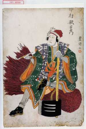 Utagawa Toyokuni I: 「中村歌右衛門」 - Waseda University Theatre Museum