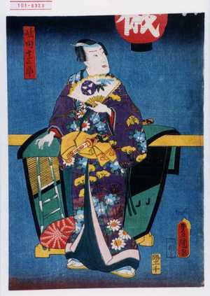 Japanese Print "「嶋田十三郎」" by Utagawa Toyokuni III, 歌川豊国〈3〉 (豊国〈3〉)