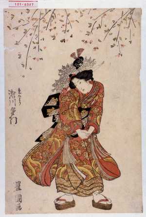 Utagawa Toyokuni I: 「禿たより 瀬川多門」 - Waseda University Theatre Museum