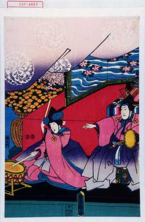 Utagawa Toyokuni III, 歌川豊国〈3〉 (豊国〈3〉)による浮世絵「−」