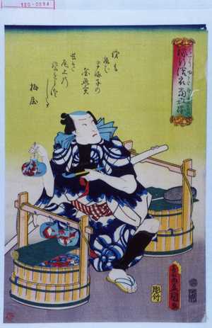 Utagawa Toyokuni III, 歌川豊国〈3〉 (豊国〈3〉)による浮世絵「「流行浴衣当世揃」」