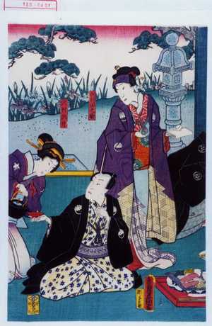 Utagawa Toyokuni III, 歌川豊国〈3〉 (豊国〈3〉)による浮世絵「「沢村田之助」「沢村訥升」」