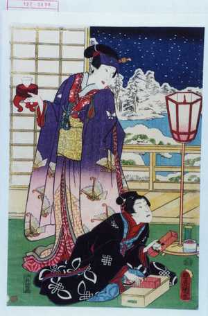 Utagawa Toyokuni III, 歌川豊国〈3〉 (豊国〈3〉)による無題の浮世絵