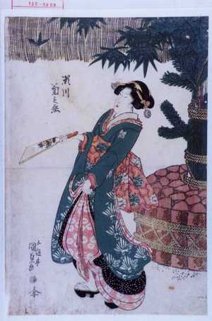 Utagawa Toyokuni III, 歌川豊国〈3〉 (豊国〈3〉)による浮世絵「「瀬川菊之丞」」