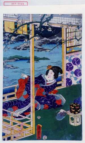 Estampe japonaise "−" par Utagawa Kunisada II, 二代歌川国貞 (国貞〈2〉)