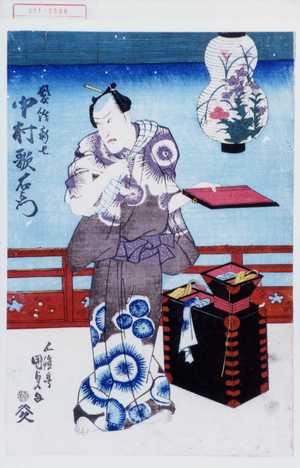 Japanese Print "「髪結新七 中村歌右衛門」" by Utagawa Kunisada, 歌川国貞 (国貞〈1〉)