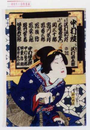 Toyohara Kunichika: 「中村座」 - Waseda University Theatre Museum