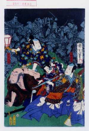 Toyohara Kunichika: 「卜部季武」「平井保昌」 - Waseda University Theatre Museum