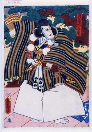 Utagawa Toyokuni III, 歌川豊国〈3〉 (豊国〈3〉)による浮世絵「「武蔵坊弁慶」」