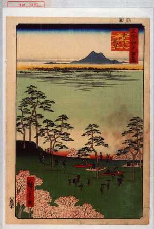 Utagawa Hiroshige: 「名所江戸百景」「飛鳥山小の☆」 - Waseda University Theatre Museum