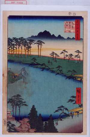 Utagawa Hiroshige: 「名所江戸百景」「角筈熊野十二社俗称十二とう」 - Waseda University Theatre Museum