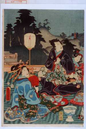 Japanese Print "−" by Utagawa Toyokuni III, 歌川豊国〈3〉 (豊国〈3〉)