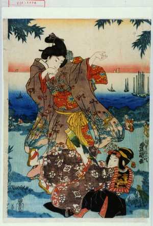 Utagawa Toyokuni III, 歌川豊国〈3〉 (豊国〈3〉)による浮世絵「−」