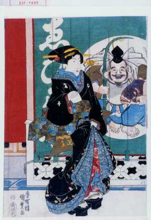 Estampe japonaise "−" par Utagawa Kunisada, 歌川国貞 (国貞〈1〉)