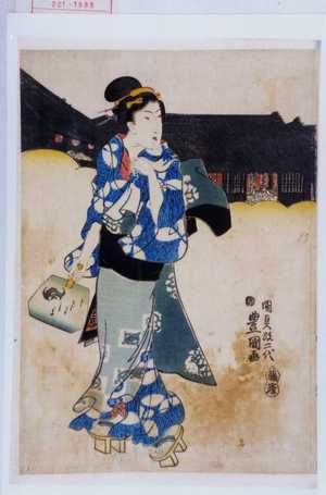 Utagawa Toyokuni III, 歌川豊国〈3〉 (豊国〈3〉)による浮世絵「−」